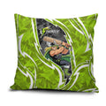 Sydney Thunder Pillow Cover Flaming Lightning Storm Geometric Sports Mascot Art