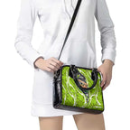 Sydney Thunder Shoulder Handbag Flaming Lightning Storm Geometric Sports Mascot Art