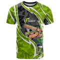 Sydney Thunder T Shirt Flaming Lightning Storm Geometric Sports Mascot Art