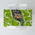 Sydney Thunder Tablecloth Flaming Lightning Storm Geometric Sports Mascot Art
