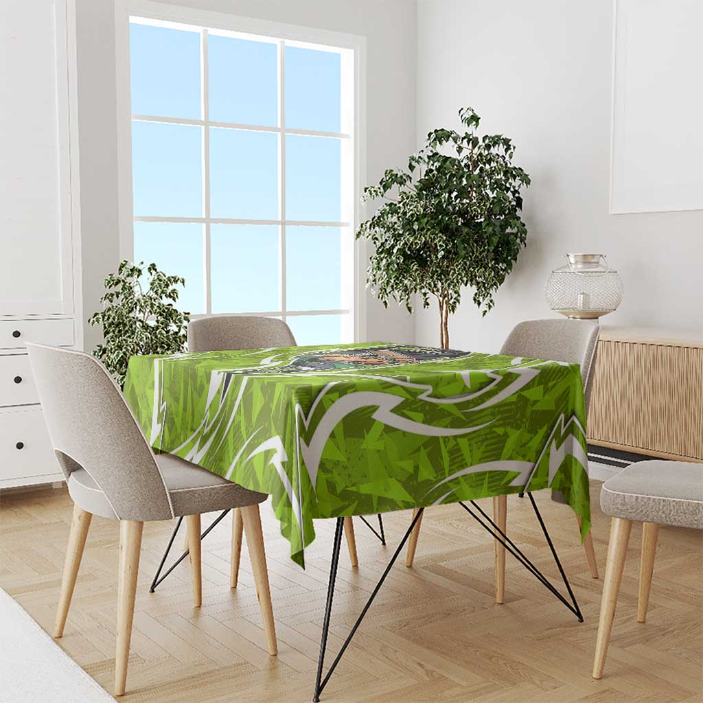 Sydney Thunder Tablecloth Flaming Lightning Storm Geometric Sports Mascot Art