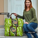 Sydney Thunder Travel Bag Flaming Lightning Storm Geometric Sports Mascot Art
