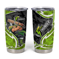 Sydney Thunder Tumbler Cup Flaming Lightning Storm Geometric Sports Mascot Art