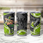 Sydney Thunder Tumbler Cup Flaming Lightning Storm Geometric Sports Mascot Art