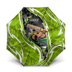 Sydney Thunder Umbrella Flaming Lightning Storm Geometric Sports Mascot Art
