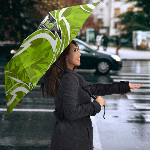 Sydney Thunder Umbrella Flaming Lightning Storm Geometric Sports Mascot Art