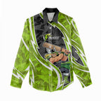 Sydney Thunder Women Casual Shirt Flaming Lightning Storm Geometric Sports Mascot Art