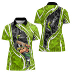 Sydney Thunder Women Polo Shirt Flaming Lightning Storm Geometric Sports Mascot Art