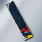 Personalized Cowboys ANZAC Tribute Auto Sun Shade Poppy Field Soldier Silhouette Aboriginal Rugby Mascot