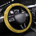 Cowboys ANZAC Tribute Steering Wheel Cover Poppy Field Soldier Silhouette Aboriginal Rugby Mascot