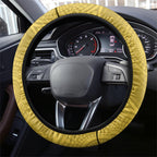 Cowboys ANZAC Tribute Steering Wheel Cover Poppy Field Soldier Silhouette Aboriginal Rugby Mascot