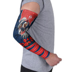 Personalized Sydney Roosters ANZAC Tribute Arm Sleeves Poppy Field Soldier Silhouette Aboriginal Rugby Mascot
