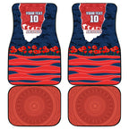 Personalized Sydney Roosters ANZAC Tribute Car Mats Poppy Field Soldier Silhouette Aboriginal Rugby Mascot
