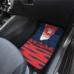 Personalized Sydney Roosters ANZAC Tribute Car Mats Poppy Field Soldier Silhouette Aboriginal Rugby Mascot
