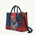 Personalized Sydney Roosters ANZAC Tribute Leather Bag Poppy Field Soldier Silhouette Aboriginal Rugby Mascot