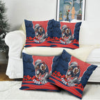 Personalized Sydney Roosters ANZAC Tribute Pillow Cover Poppy Field Soldier Silhouette Aboriginal Rugby Mascot