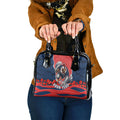Personalized Sydney Roosters ANZAC Tribute Shoulder Handbag Poppy Field Soldier Silhouette Aboriginal Rugby Mascot