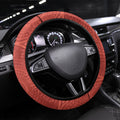 Sydney Roosters ANZAC Tribute Steering Wheel Cover Poppy Field Soldier Silhouette Aboriginal Rugby Mascot