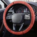 Sydney Roosters ANZAC Tribute Steering Wheel Cover Poppy Field Soldier Silhouette Aboriginal Rugby Mascot