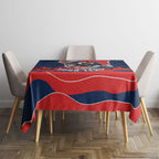 Personalized Sydney Roosters ANZAC Tribute Tablecloth Poppy Field Soldier Silhouette Aboriginal Rugby Mascot