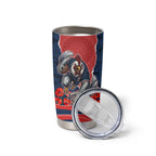 Personalized Sydney Roosters ANZAC Tribute Tumbler Cup Poppy Field Soldier Silhouette Aboriginal Rugby Mascot