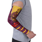 Personalized Brisbane Broncos ANZAC Tribute Arm Sleeves Poppy Field Soldier Silhouette Aboriginal Rugby Mascot