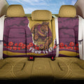 Personalized Brisbane Broncos ANZAC Tribute Back Car Seat Cover Poppy Field Soldier Silhouette Aboriginal Rugby Mascot