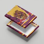 Personalized Brisbane Broncos ANZAC Tribute Canvas Wall Art Poppy Field Soldier Silhouette Aboriginal Rugby Mascot