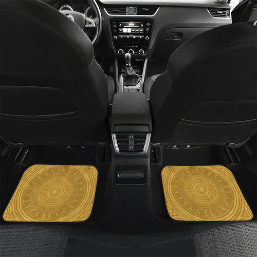 Personalized Brisbane Broncos ANZAC Tribute Car Mats Poppy Field Soldier Silhouette Aboriginal Rugby Mascot