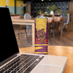 Personalized Brisbane Broncos ANZAC Tribute Skinny Tumbler Poppy Field Soldier Silhouette Aboriginal Rugby Mascot