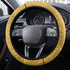 Brisbane Broncos ANZAC Tribute Steering Wheel Cover Poppy Field Soldier Silhouette Aboriginal Rugby Mascot