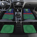 Personalized New Zealand Warriors ANZAC Tribute Car Mats Poppy Field Soldier Silhouette Aboriginal Rugby Mascot