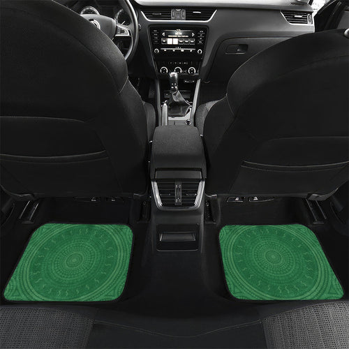 Personalized New Zealand Warriors ANZAC Tribute Car Mats Poppy Field Soldier Silhouette Aboriginal Rugby Mascot