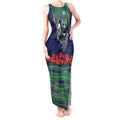 Personalized New Zealand Warriors ANZAC Tribute Tank Maxi Dress Poppy Field Soldier Silhouette Aboriginal Rugby Mascot