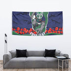 Personalized New Zealand Warriors ANZAC Tribute Tapestry Poppy Field Soldier Silhouette Aboriginal Rugby Mascot