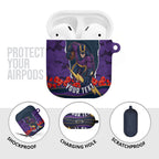 Personalized Melbourne Storm ANZAC Tribute AirPods Case Poppy Field Soldier Silhouette Aboriginal Rugby Mascot