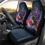 Personalized Melbourne Storm ANZAC Tribute Car Seat Cover Poppy Field Soldier Silhouette Aboriginal Rugby Mascot