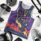 Personalized Melbourne Storm ANZAC Tribute Men Tank Top Poppy Field Soldier Silhouette Aboriginal Rugby Mascot