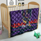 Personalized Melbourne Storm ANZAC Tribute Quilt Poppy Field Soldier Silhouette Aboriginal Rugby Mascot