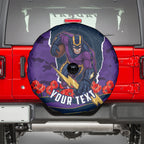 Personalized Melbourne Storm ANZAC Tribute Spare Tire Cover Poppy Field Soldier Silhouette Aboriginal Rugby Mascot