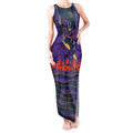 Personalized Melbourne Storm ANZAC Tribute Tank Maxi Dress Poppy Field Soldier Silhouette Aboriginal Rugby Mascot