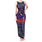 Personalized Melbourne Storm ANZAC Tribute Tank Maxi Dress Poppy Field Soldier Silhouette Aboriginal Rugby Mascot