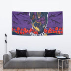 Personalized Melbourne Storm ANZAC Tribute Tapestry Poppy Field Soldier Silhouette Aboriginal Rugby Mascot