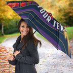 Personalized Melbourne Storm ANZAC Tribute Umbrella Poppy Field Soldier Silhouette Aboriginal Rugby Mascot