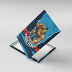 Personalized Gold Coast Titans ANZAC Tribute Canvas Wall Art Poppy Field Soldier Silhouette Aboriginal Rugby Mascot