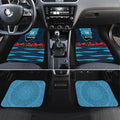 Personalized Gold Coast Titans ANZAC Tribute Car Mats Poppy Field Soldier Silhouette Aboriginal Rugby Mascot