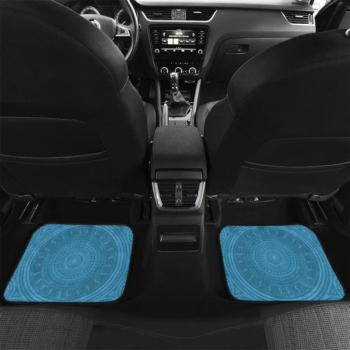 Personalized Gold Coast Titans ANZAC Tribute Car Mats Poppy Field Soldier Silhouette Aboriginal Rugby Mascot