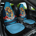 Personalized Gold Coast Titans ANZAC Tribute Car Seat Cover Poppy Field Soldier Silhouette Aboriginal Rugby Mascot