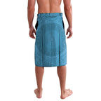 Personalized Gold Coast Titans ANZAC Tribute Lavalava Poppy Field Soldier Silhouette Aboriginal Rugby Mascot