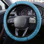 Gold Coast Titans ANZAC Tribute Steering Wheel Cover Poppy Field Soldier Silhouette Aboriginal Rugby Mascot